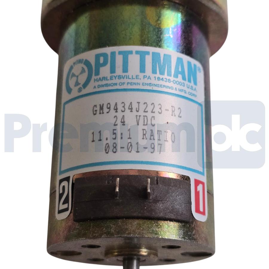 Used AMETEK PITTMAN GM9434J223-R2 DC GEAR MOTOR, 24VDC, 11.5:1 RATIO, NSNP