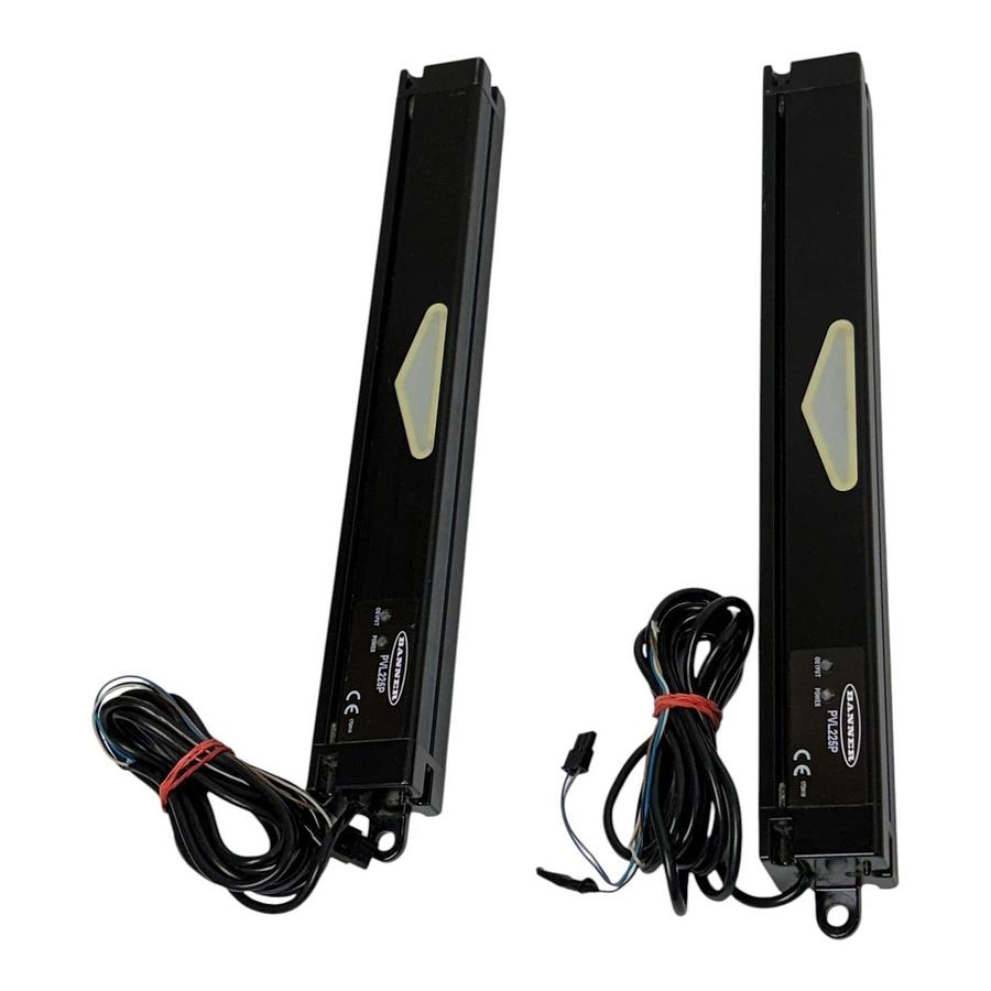 Used Lot of 2 Banner PVL225P Parts Verification Array Sensor Pick-to-Light