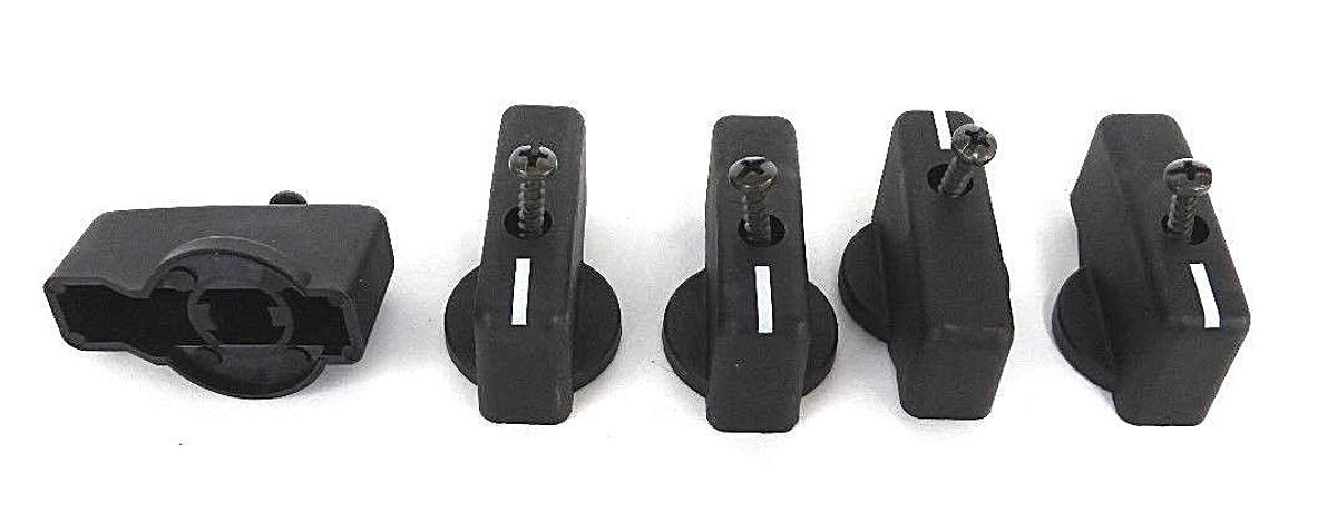 Used NEW ALLEN BRADLEY 194L-G3154N STANDARD BLACK KNOB 194LG3154N, SER. A (PACK OF 5)