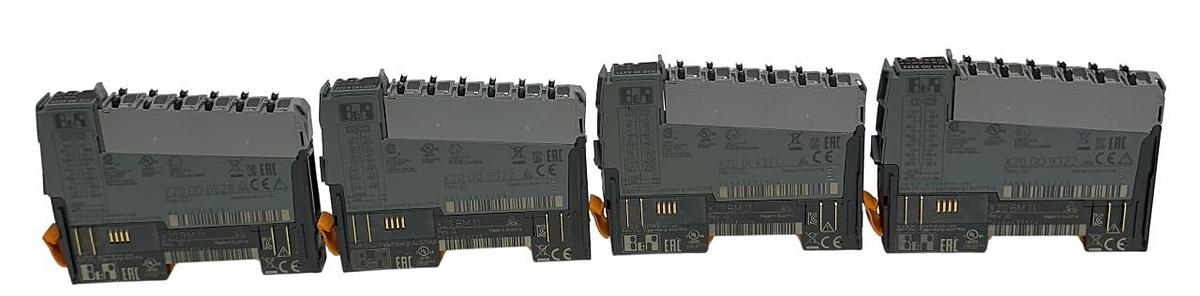 Used B&R X20 SERIES IN/OUT MODULES X20DO9322 / X20DO6322 / X20DO6529 / X20DI4371 NSNP