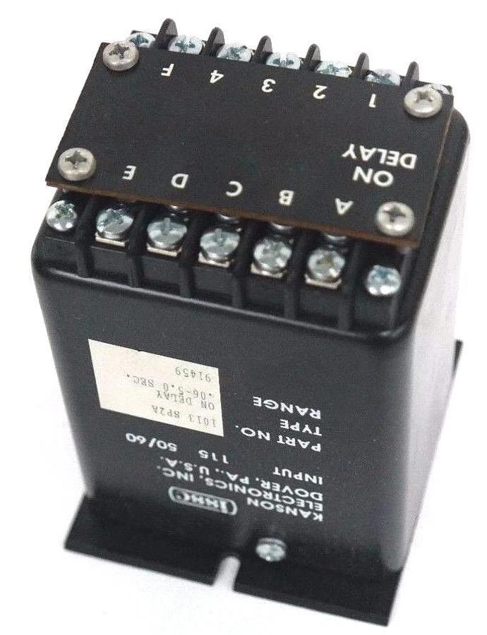 Used NIB ISSC KANSON 1013-SP2A TIMER STATE TYPE ON DELAY .06-5.0 SEC. 115 50/60 91459