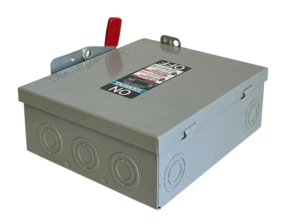 Used NEW SIEMENS GNF321 ENCLOSED GENERAL DUTY SAFETY SWITCH 30A 3P 240VAC