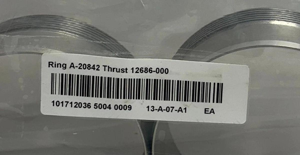 2 BLENTECH CORP A-20842 / 12686-000 / 12686 OEM THRUST RINGS FOR COOKER NSNP