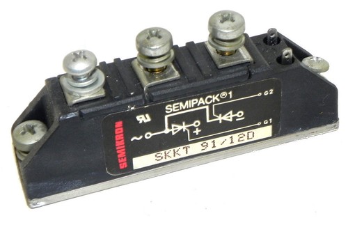 Used SEMIKRON SKKT91/12D THYRISTOR BLOCK 3POLE SKKT9112D