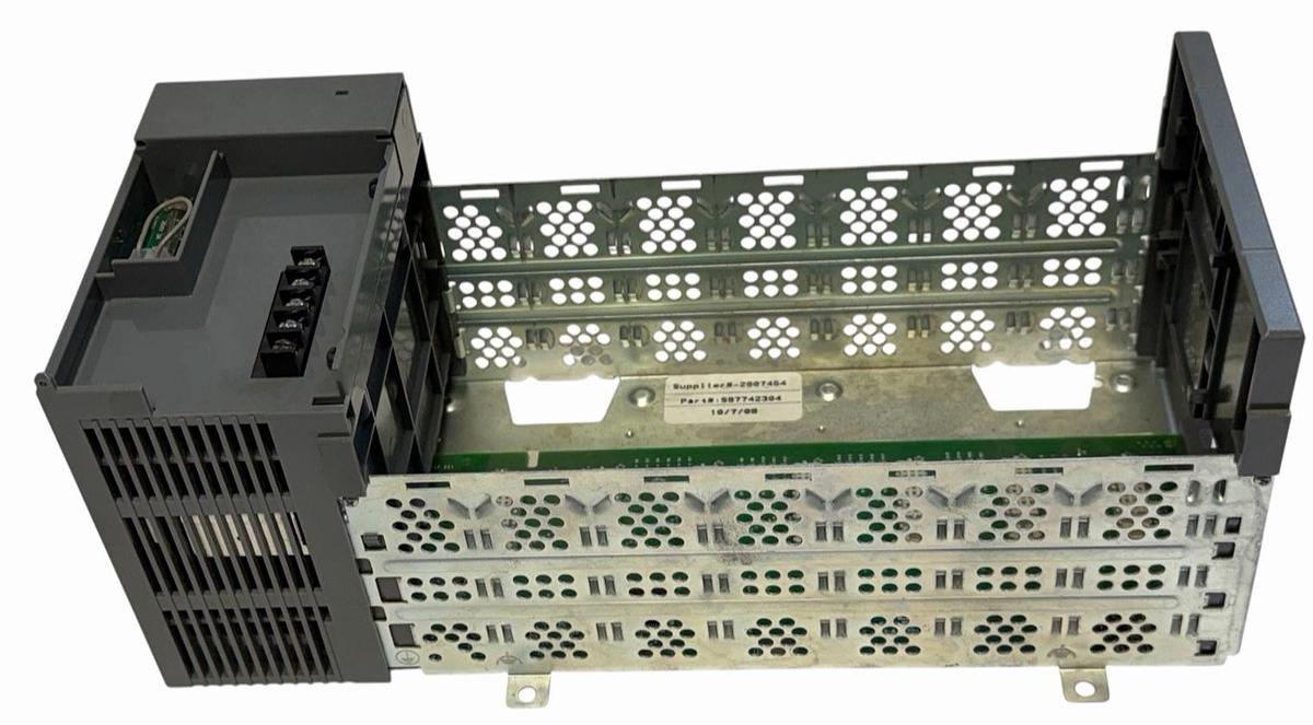 Used ALLEN BRADLEY 1746-P2 /C SLC 500 POWER SUPPLY W/ 1746-A7 /B SLOT RACK 7-SLOT