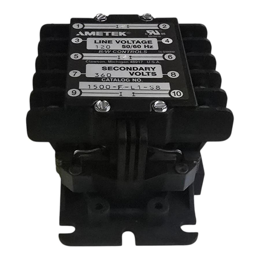 AMETEK B/W Controls 1500-F-L1-S8-OC-X Liquid Level Control Relay 120/360V 1F1D0A