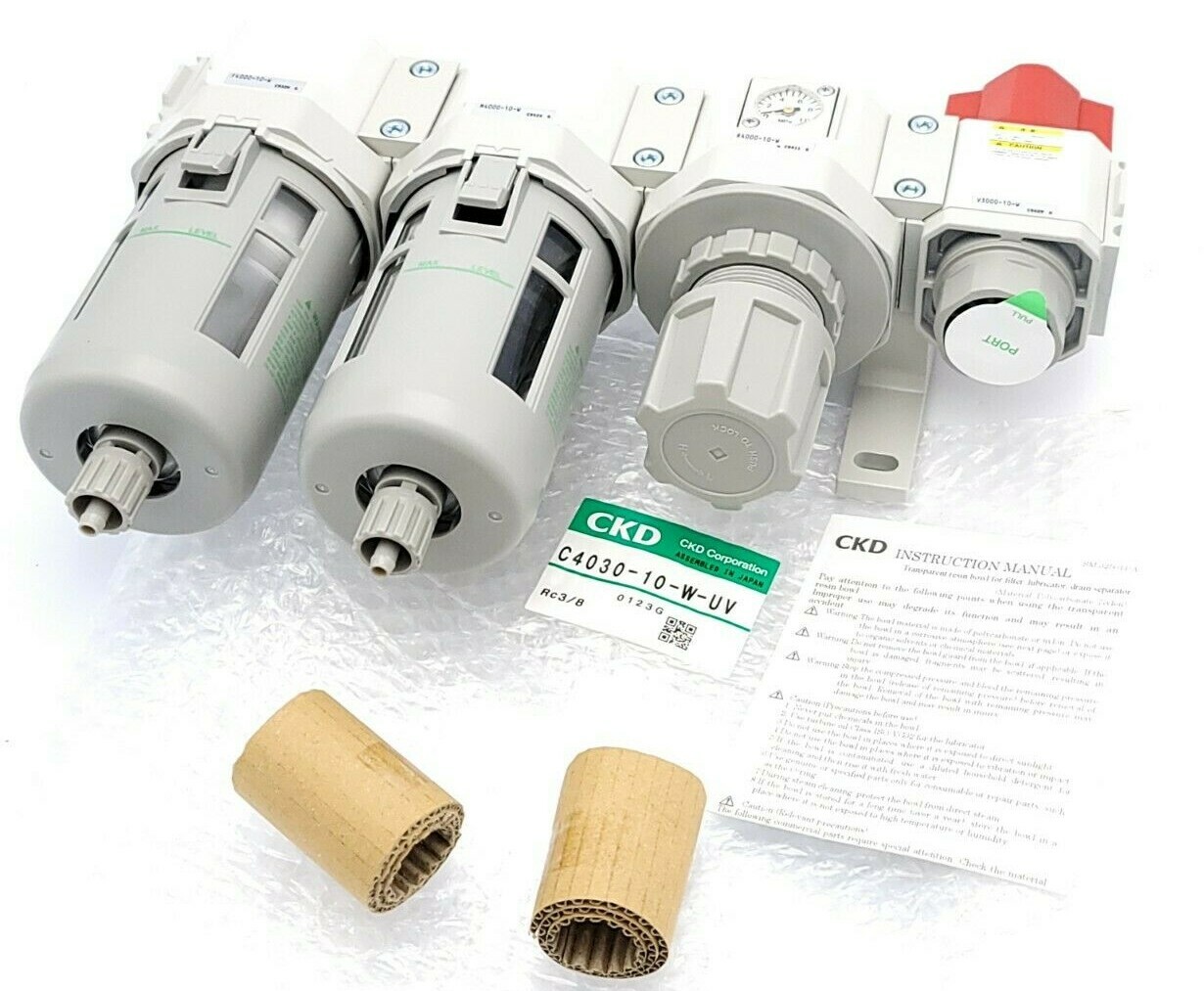 NEW CKD C4030-10-W-UV MODULAR TYPE FILTER ASSEMBLY