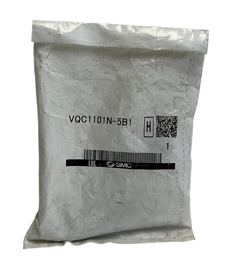 SMC VQC1101N-5B1 / VQC1101N5B1 5-PORT SOLENOID VALVE 24VDC COIL PLUG-IN NSFS