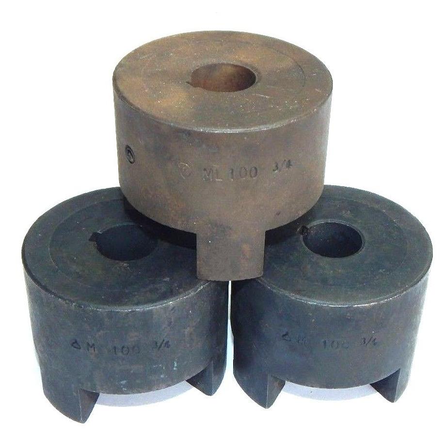 Used NEW LOT OF 3, MARTIN JAW COUPLING ML100 3/4" BORE