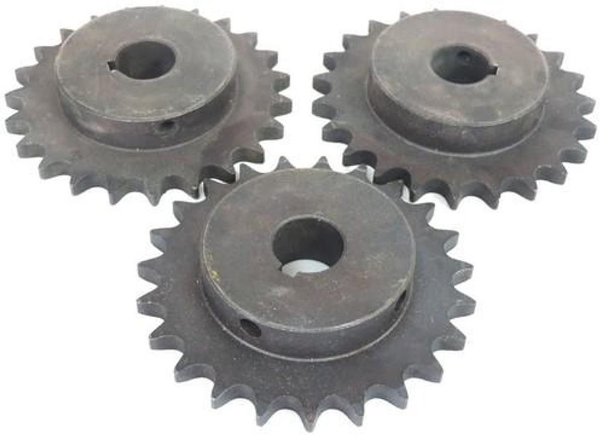 Used LOT OF 3 MARTIN 50BS23-1 SPROCKET 1" BORE 23 TEETH 50BS231