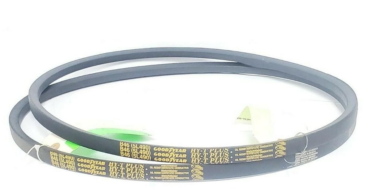 Used LOT OF 2 NEW GOODYEAR B46 HY-T PLUS BELTS (5L490)