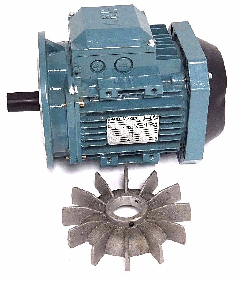Used NIB ABB 3GAA091341-BSE FLANGE MOUNTED MOTOR 3GAA091341BSE
