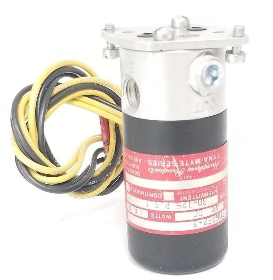 Used HUMPHREY T062E2-3 DOUBLE SOLENOID VALVE 2-3 WAY, 48VDC, 30-125PSI, 5.9W, T062E2