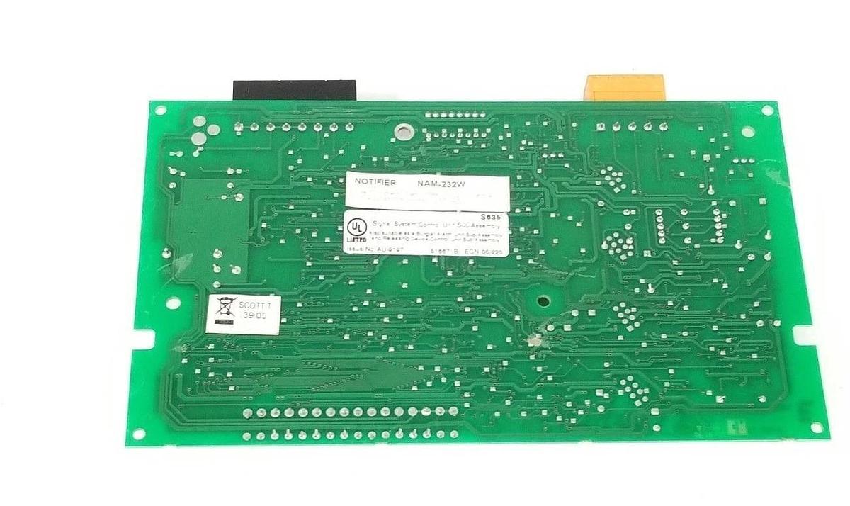 Used HONEYWELL / NOTIFIER NAM-232W NETWORK ADAPTER MODULE NAM-232WPCC , 03371