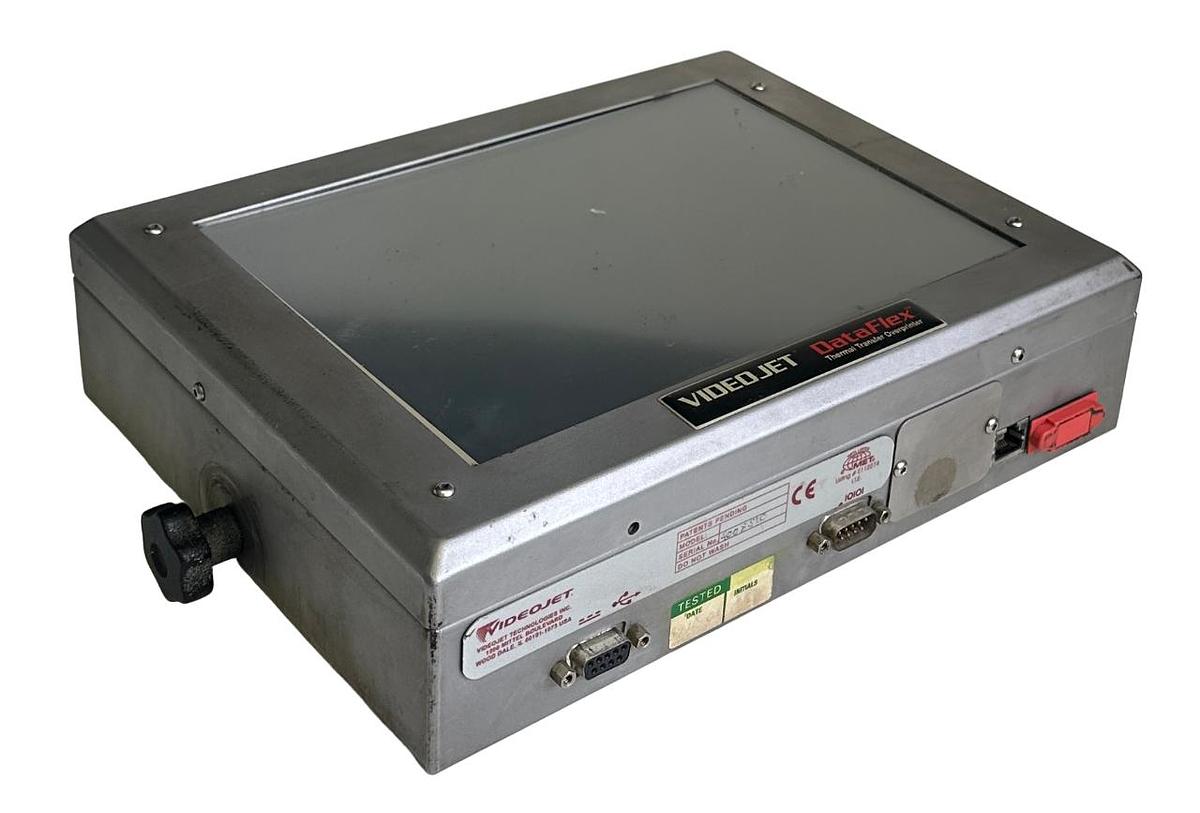 Used VIDEOJET DataFlex THERMAL TRANSFER OVERPRINTER SCREEN ONLY
