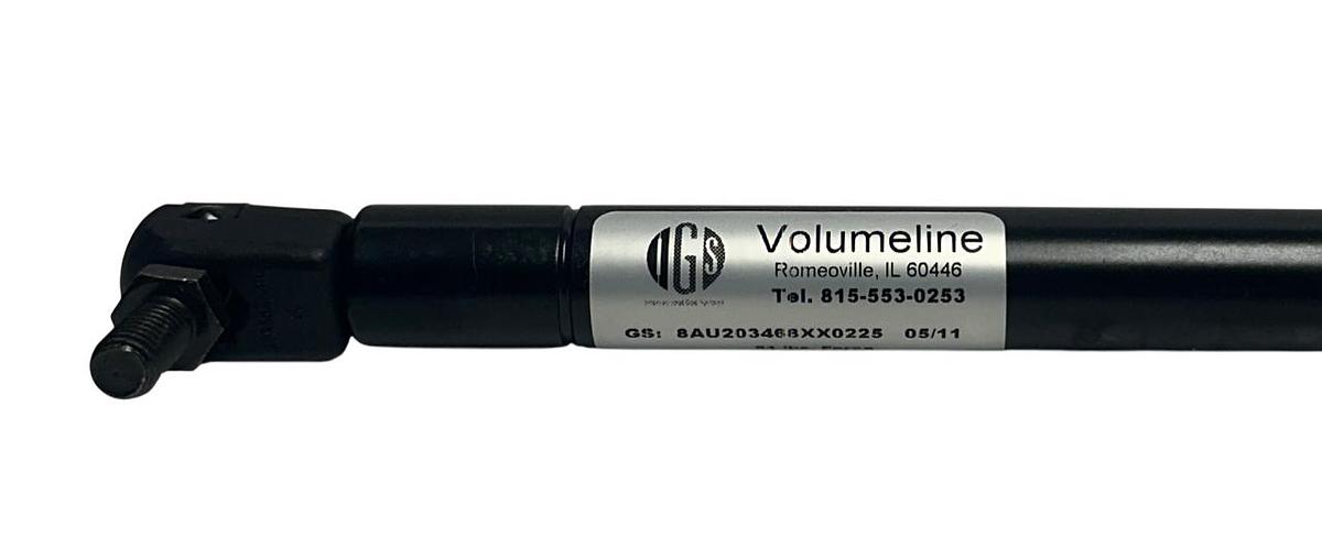 Used IGS 8AU203468XX0225 OEM VOLUMELINE GAS SPRING SHOCK ABSORBER 51LBS FORCE NSNP