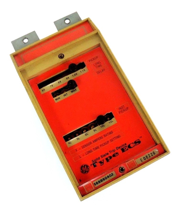 Used GE 568B604G2 TYPE ECS SOLID STATE TRIP DEVICE