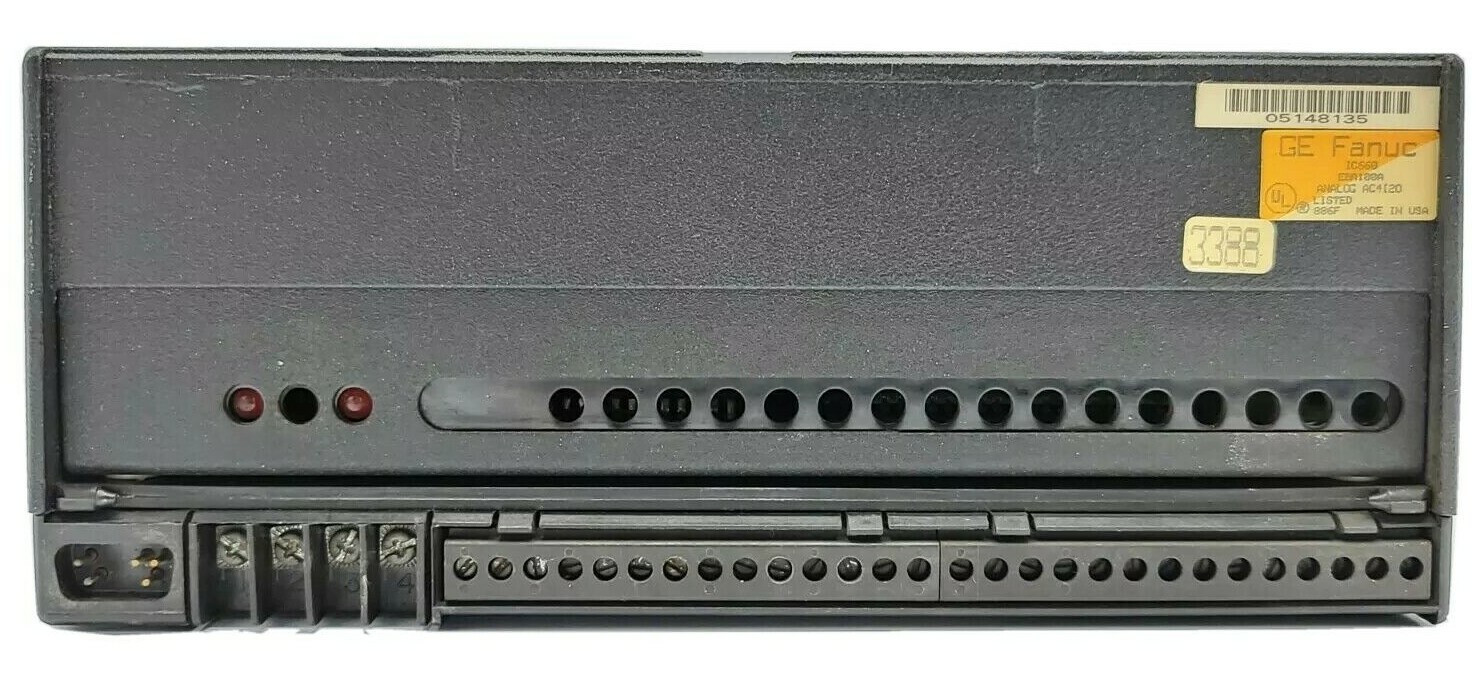 Used GE FANUC IC660TSA100A TERMINAL ASSEM. W/ IC660EBA100A I/O BLOCK
