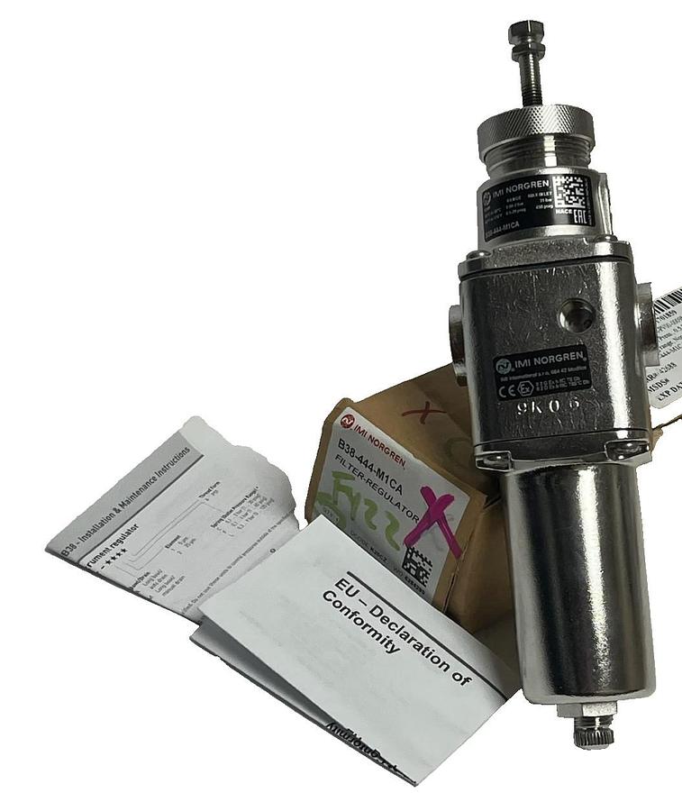 IMI Norgren B38-444-M1CA Stainless Steel Filter / Pressure Regulator 1/2" NPT