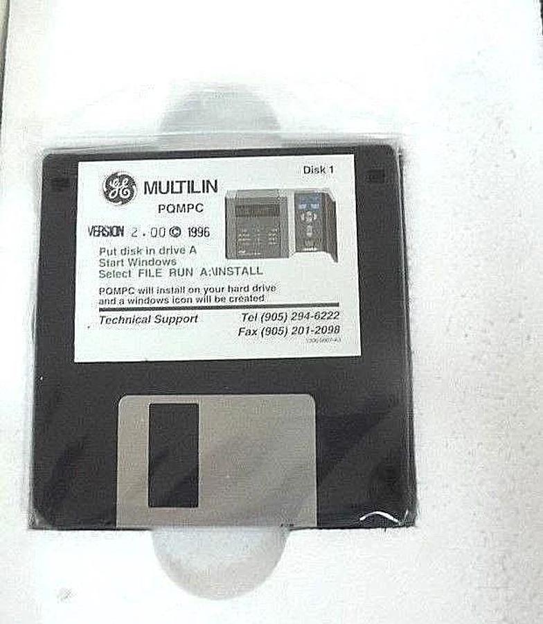 Used NIB GE MULTILIN PQM POWER QUALITY METER VERSION: 301.000 W/ PC SOFTWARE
