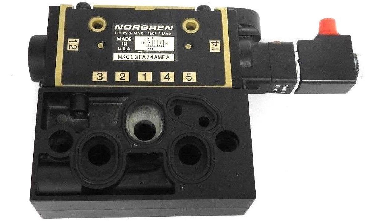 NIB NORGREN MK01GEA74AMPA G NUGGET 100 W/ 54550-50, 54473-01, 54581-50