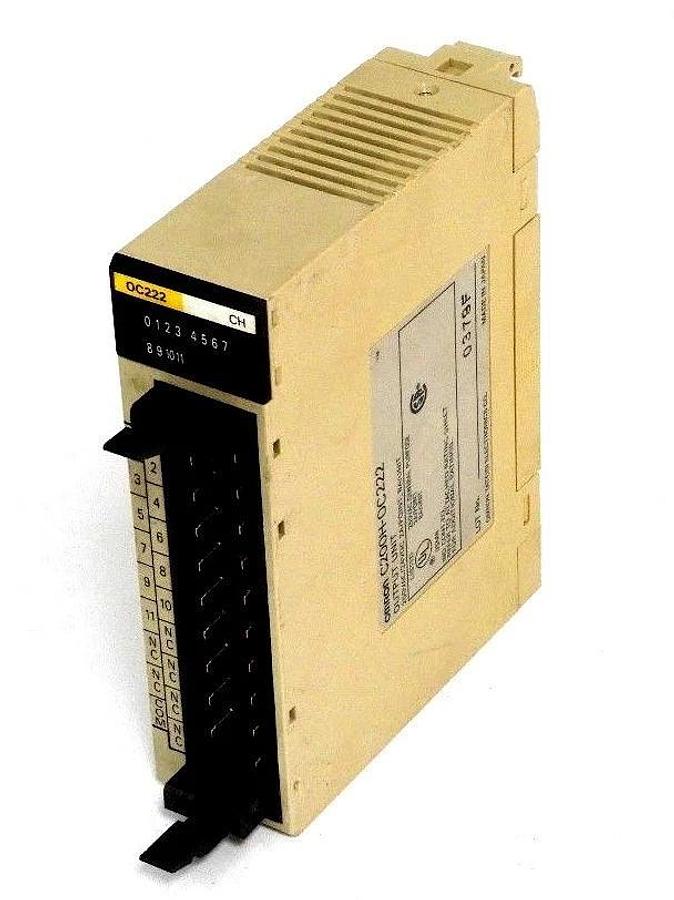 Used OMRON C200H-OC222 OUTPUT MODULE 250VAC/24VDC 2A/POINT 8A/UNIT, C200HOC222