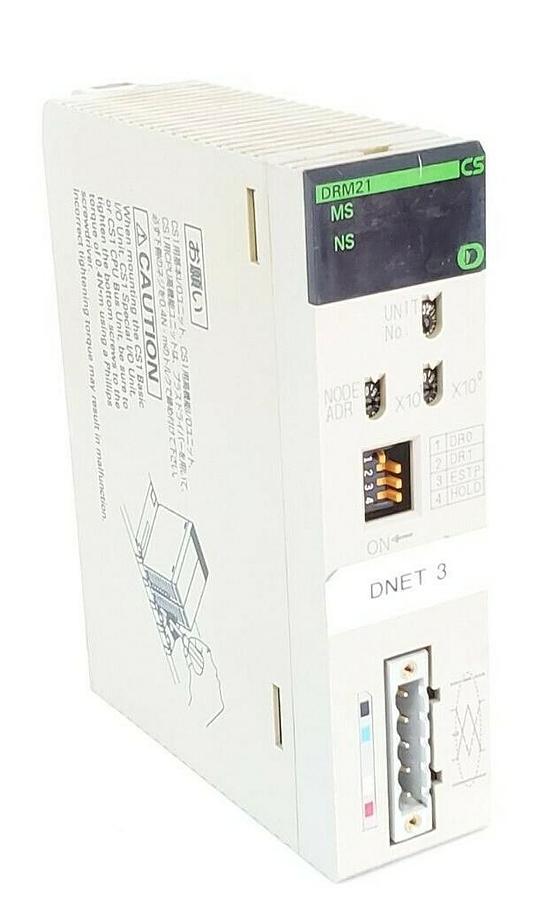 Used OMRON CS1W-DRM21 DEVICENET UNIT 24V DC, 0.5W, CS1WDRM21