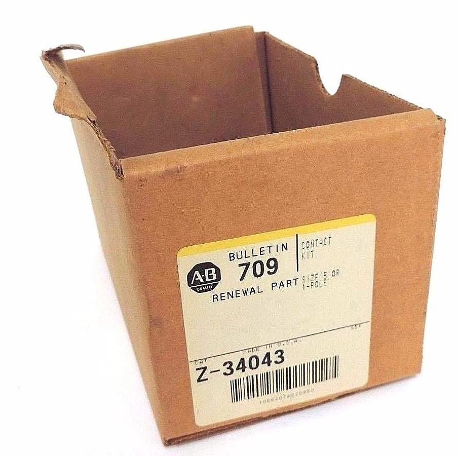NEW ALLEN BRADLEY Z-34043 RENEWAL PART CONTACT KIT SIZE 5 OR 1-POLE, Z34043