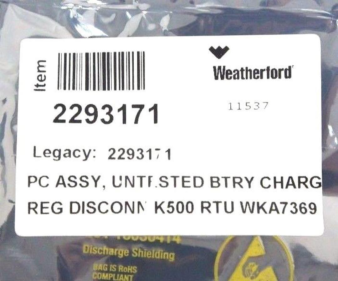 NEW WEATHERFORD KA7369 BOARD REV. A, SMD060414, 2293171