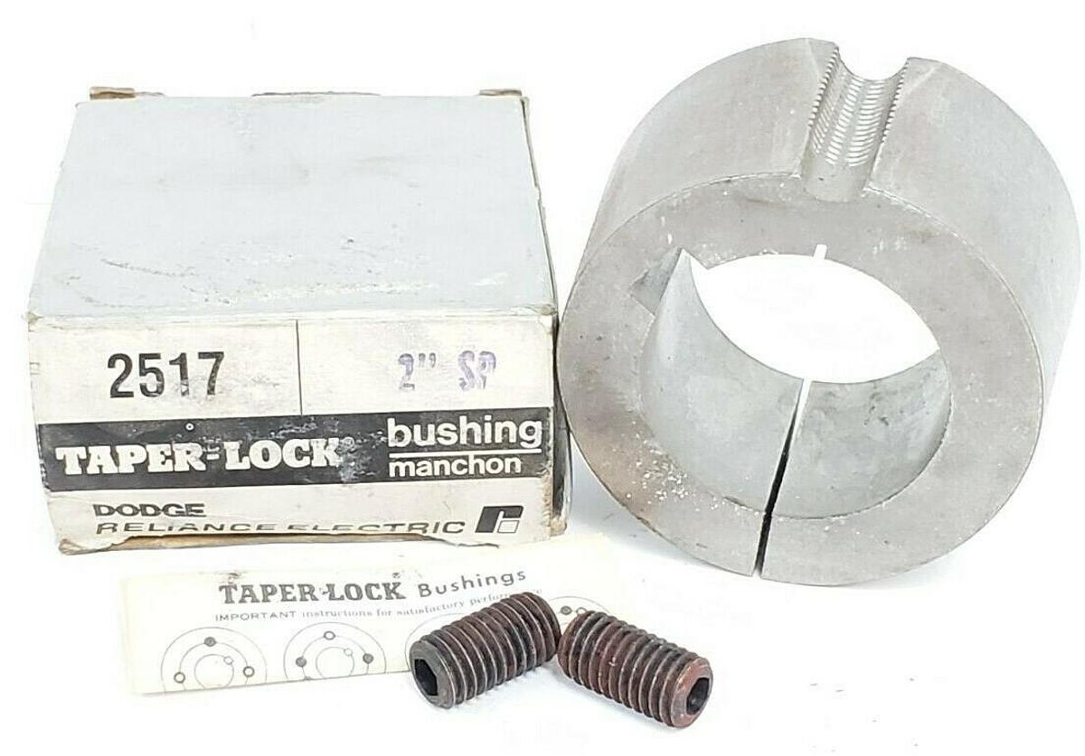 Used NIB DODGE RELIANCE ELECTRIC 2517 TAPER LOCK BUSHING 2" SP