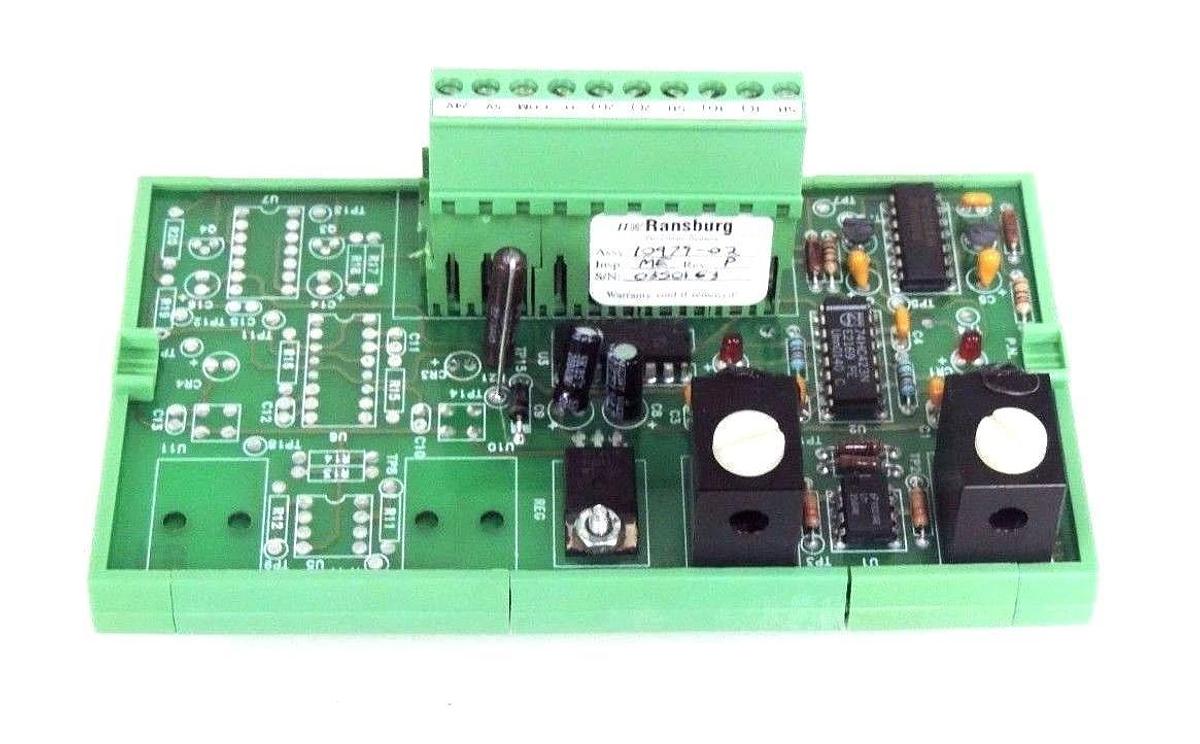 NEW ITW RANSBURG 10979 TRANSCEIVER BOARD 10979-02 W/ UMK-SE 11,25 BASE