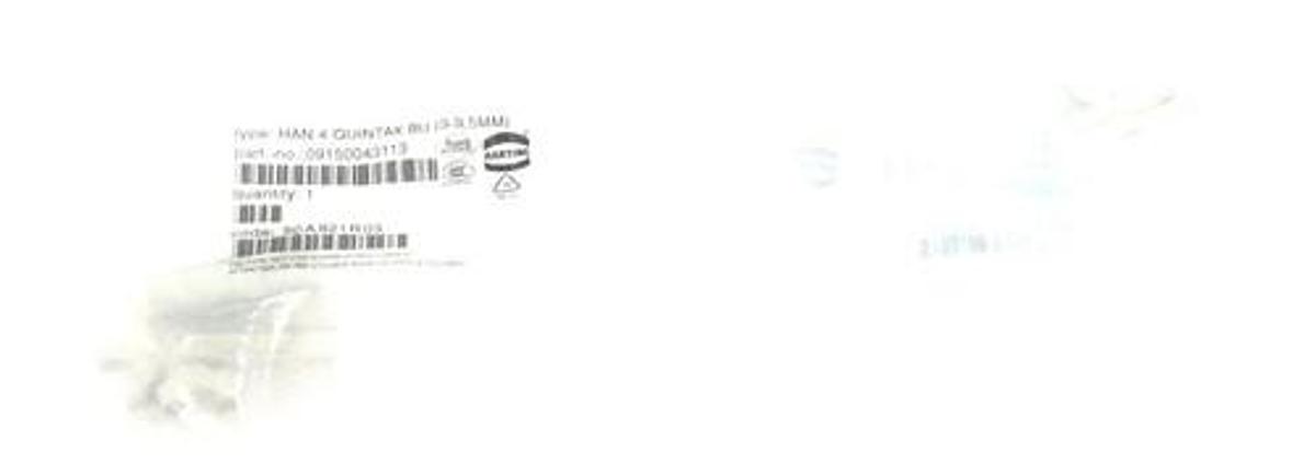 LOT OF 2 NEW HARTING 09150043113 QUINTAX CONTACTS