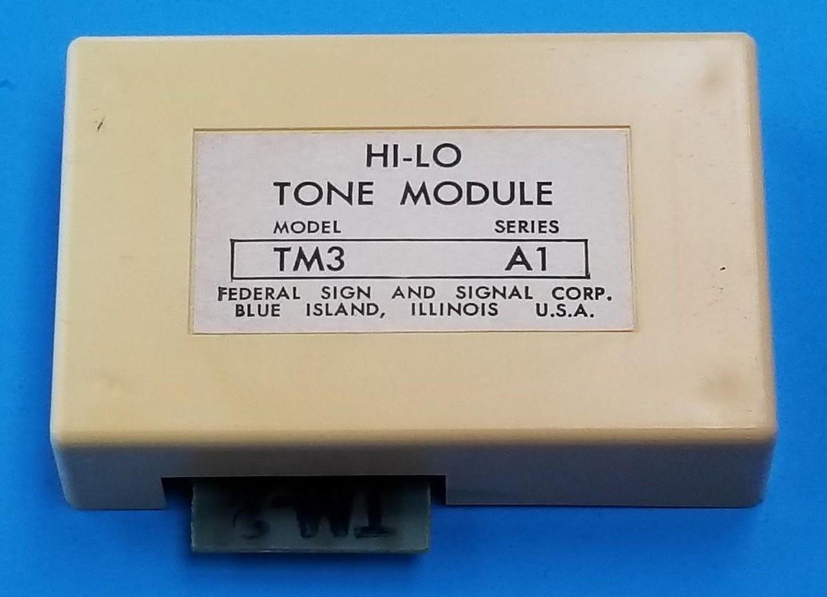 Used FEDERAL SIGNAL TM3 HI-LO TONE MODULE SER. A1 130C511