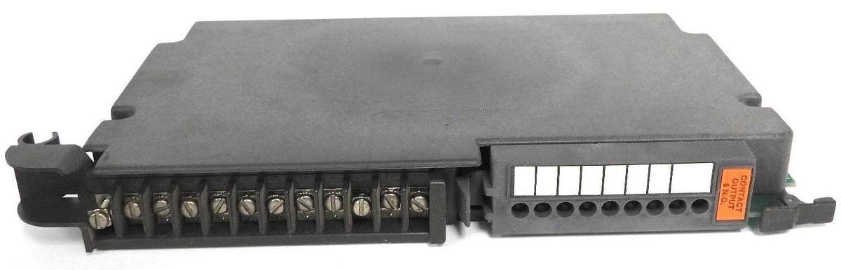 Used ALLEN BRADLEY 1771-OZ CONTACT OUTPUT MODULE (8 N.O) SER. C W/ 1771-WD