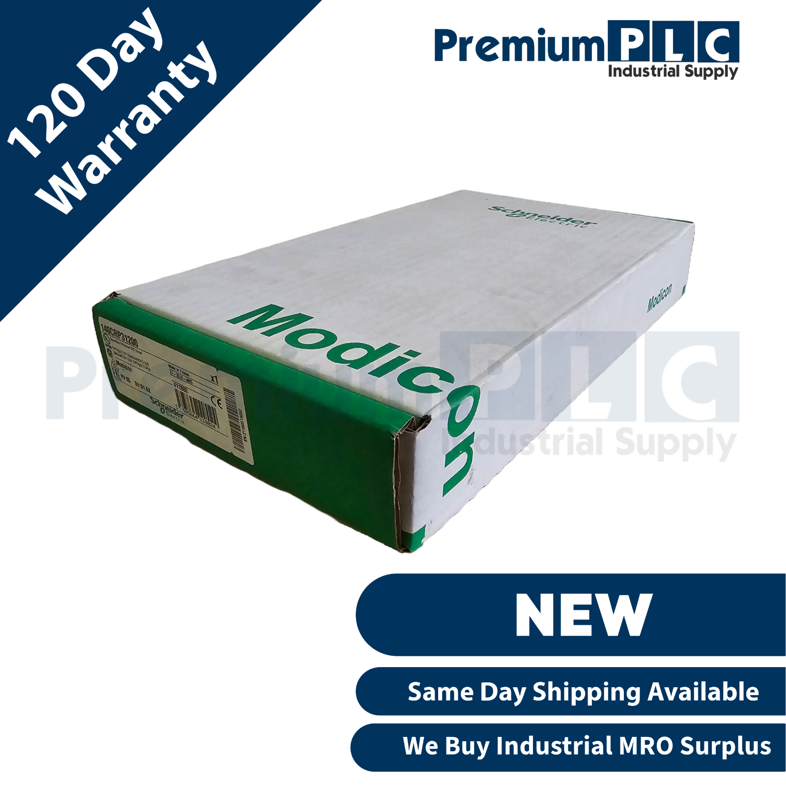 Used NEW SCHNEIDER ELECTRIC MODICON 140CRP31200 Quantum E/NET RIO HEAD 140-CRP-312-00