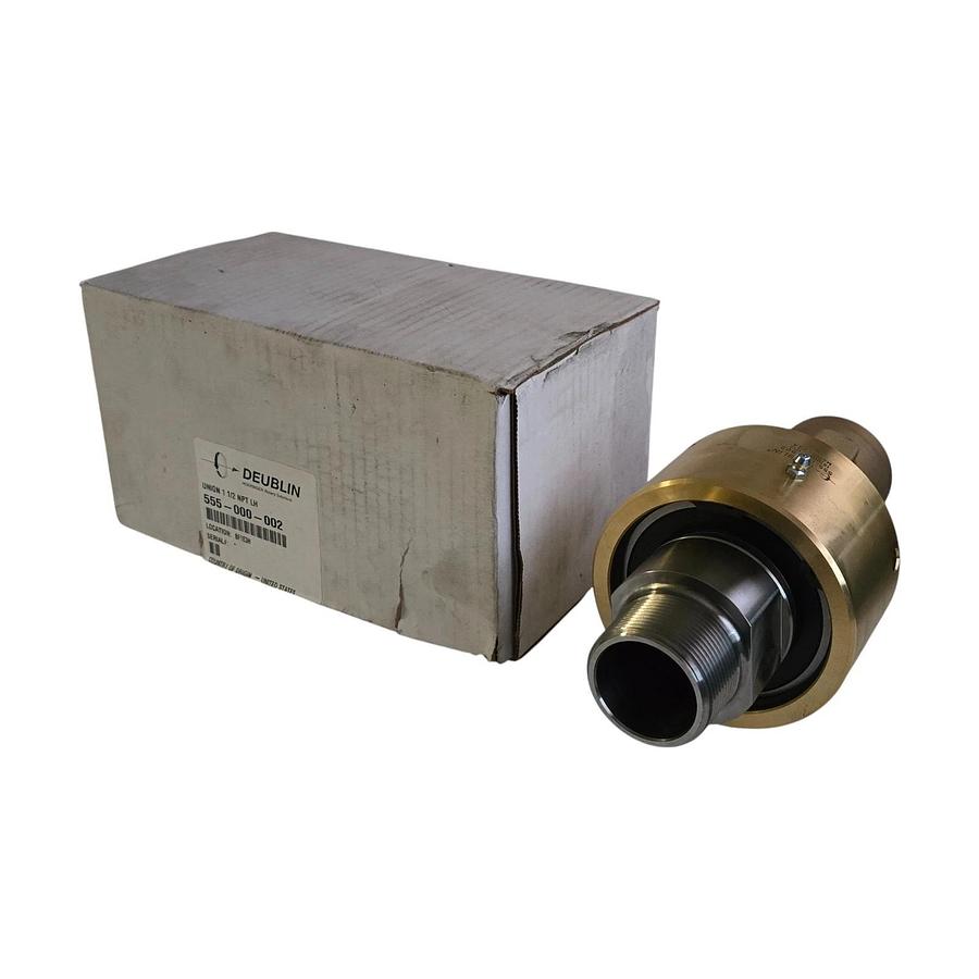 Deublin 555-000-002 | 555000002 Brass Rotary Union 1-1/2" NPT LH Thread NSMP