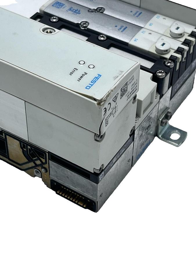 Used FESTO ASSEMBLY: MPA-S Manifold 2x VPPM-6TA Valves 3x VMPA2 Solenoids 7/8" Supply