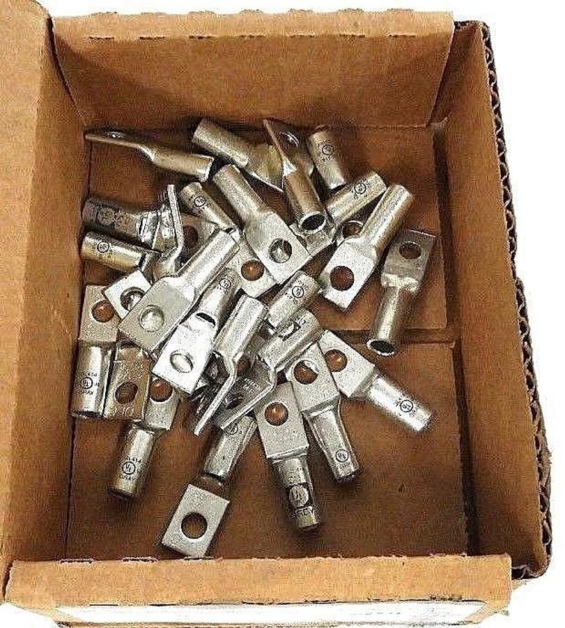 Used BOX OF 25 NEW NSI GL414 COPPER COMPRESSION PEEP HOLE / SHORT BARREL/ ONE HOLE