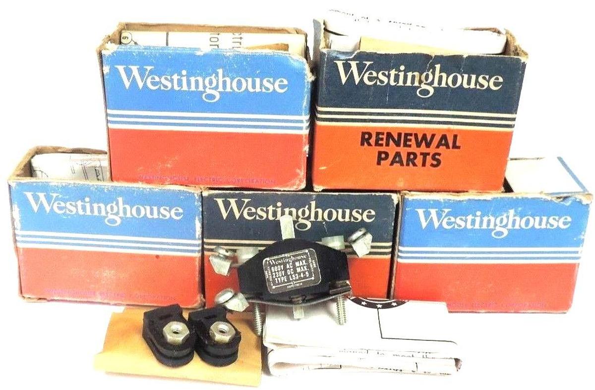 Used LOT OF 5 WESTINGHOUSE L-53-4-5 L-55 ELECTRICAL INTERLOCK KIT SIZE 2 600V STARTER