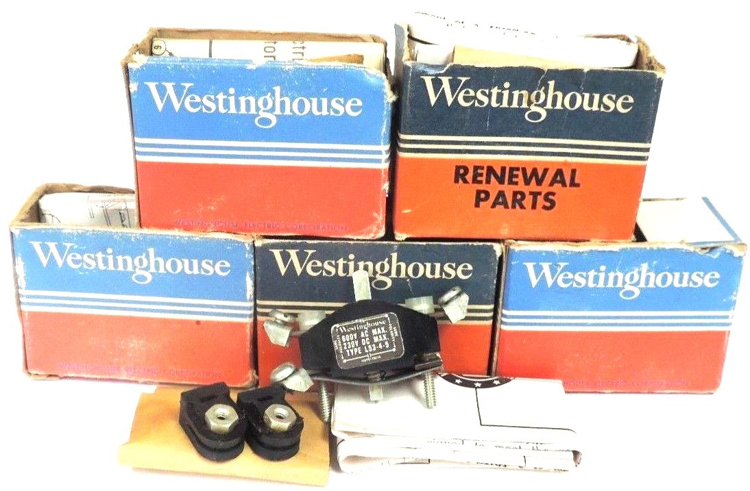 Used LOT OF 5 WESTINGHOUSE L-53-4-5 L-55 ELECTRICAL INTERLOCK KIT SIZE 2 600V STARTER