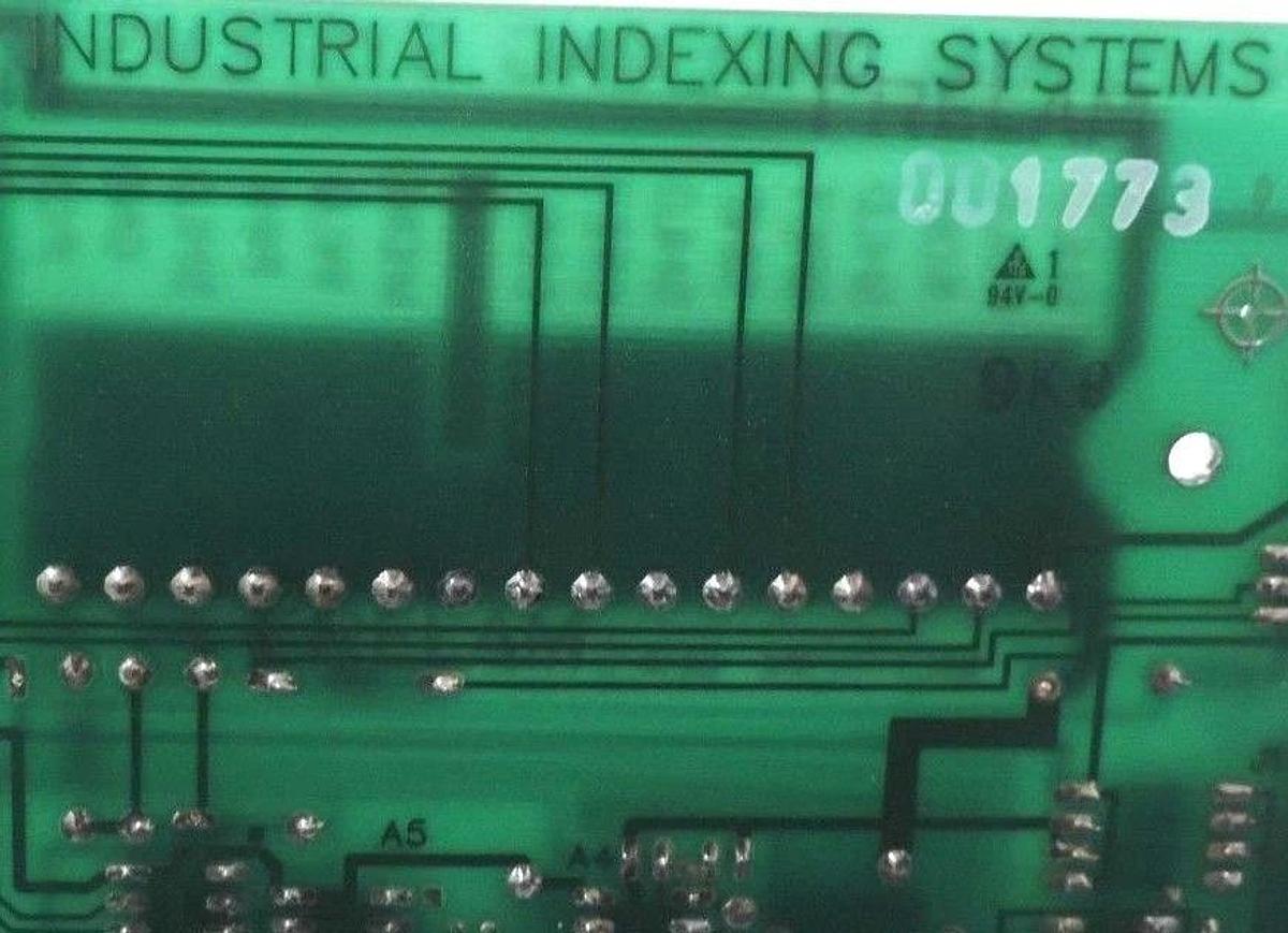 Used INDUSTRIAL INDEXING SYSTEMS MMC-450, REV B, PC ASSEMBLY BOARD MMC450