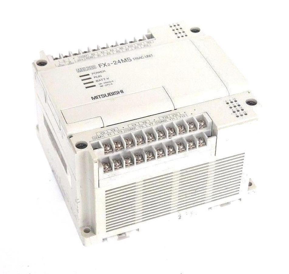 Used MITSUBISHI MELSEC FX2-24MS TRIAC UNIT PROGRAMMABLE CONTROLLER FX2-24MS