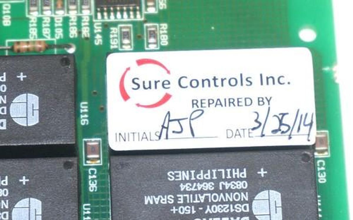 Used INVENSYS AC134000 PC BOARD REV. 1 REPAIRED