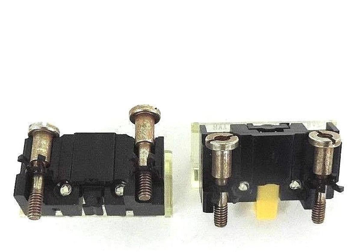 Used LOT OF 2 NEW ALLEN BRADLEY 800T-XD5 CONTACT BLOCK SER. D MINI BLOCK 1 N.O.