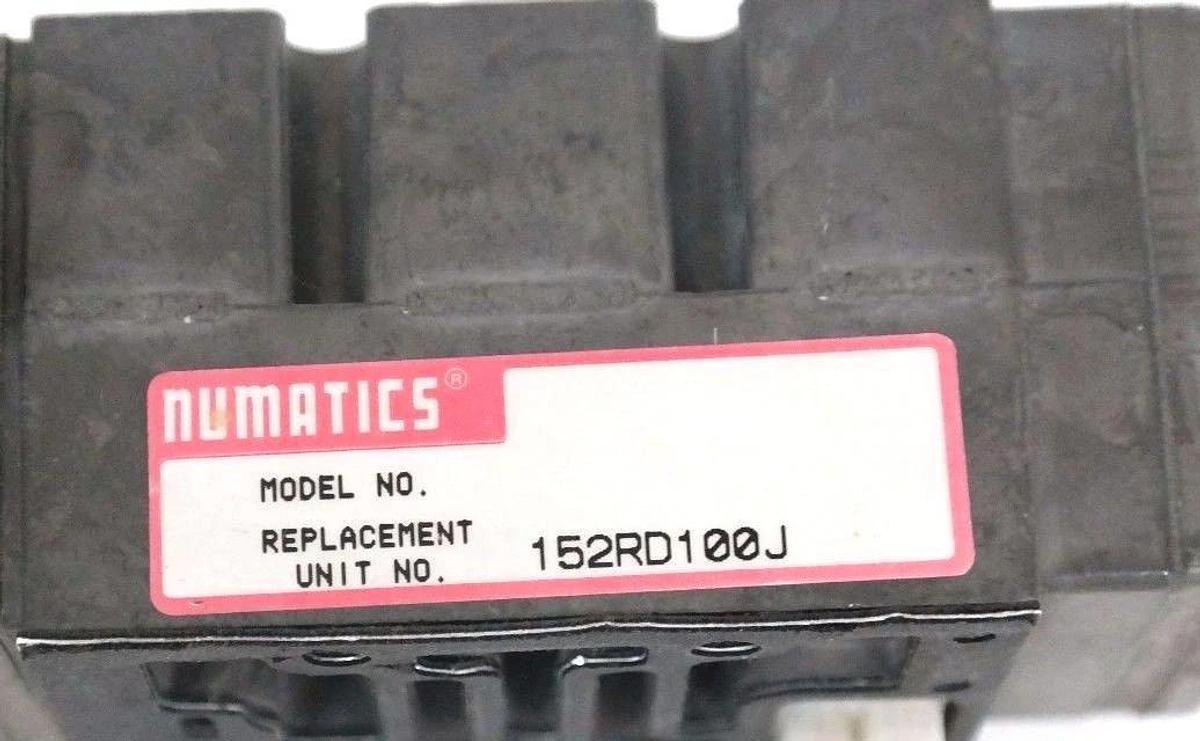 Used NUMATICS 152RD100J DUAL AIR VALVE PRESSURE REGULATOR