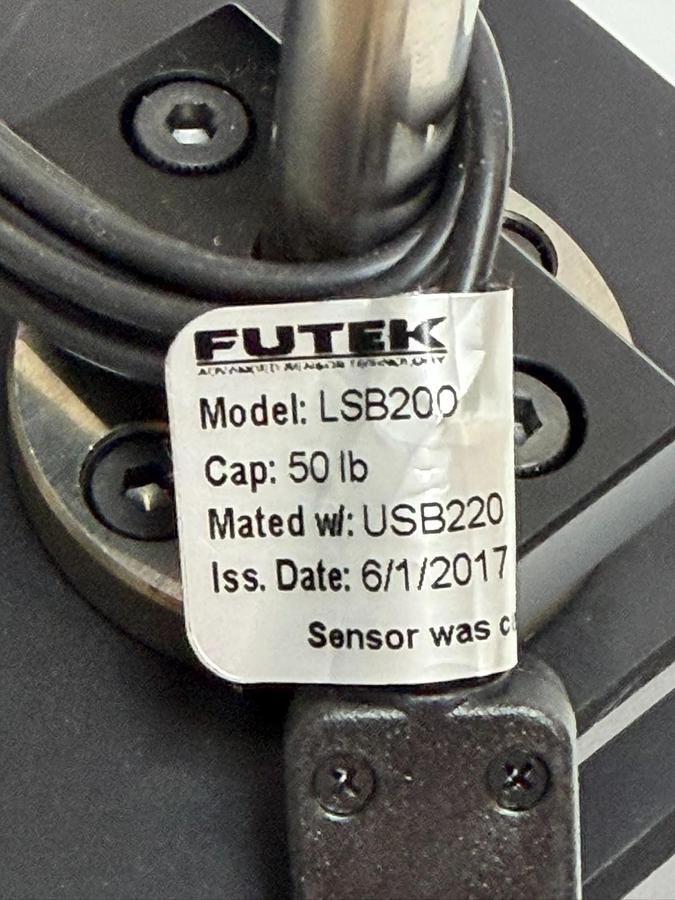 Used New FUTEK LSB200 50 lb S-Beam Load Cell USB220 Digital Conditioner Kit