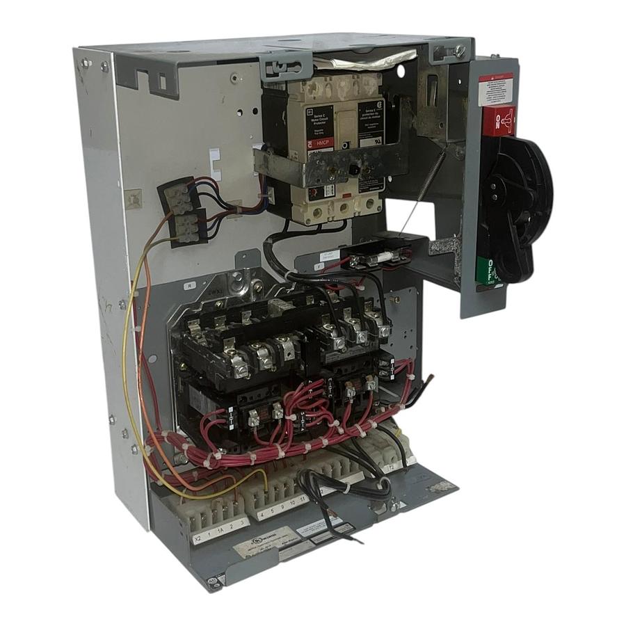 Used Allen-Bradley 2107B-BABD-7FEC2A-908X8X MCC Bucket Size 1 Reversing Starter