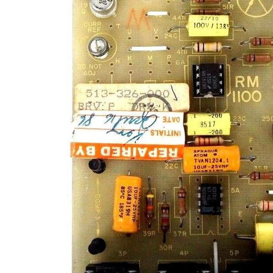 Refurbished EMERSON BURTON 513-326-000 RM1100 CONTROL BOARD BRV: P - REPAIRED