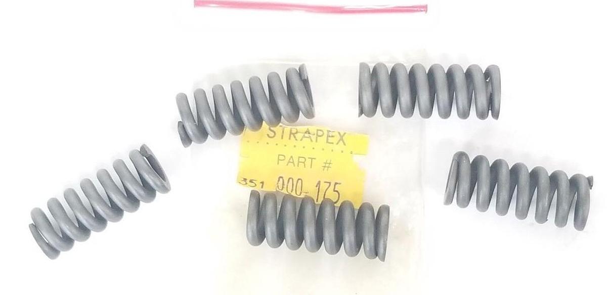 Used LOT OF 5 NEW STRAPEX 351 000 175 SPRINGS STRAPEX 351000175
