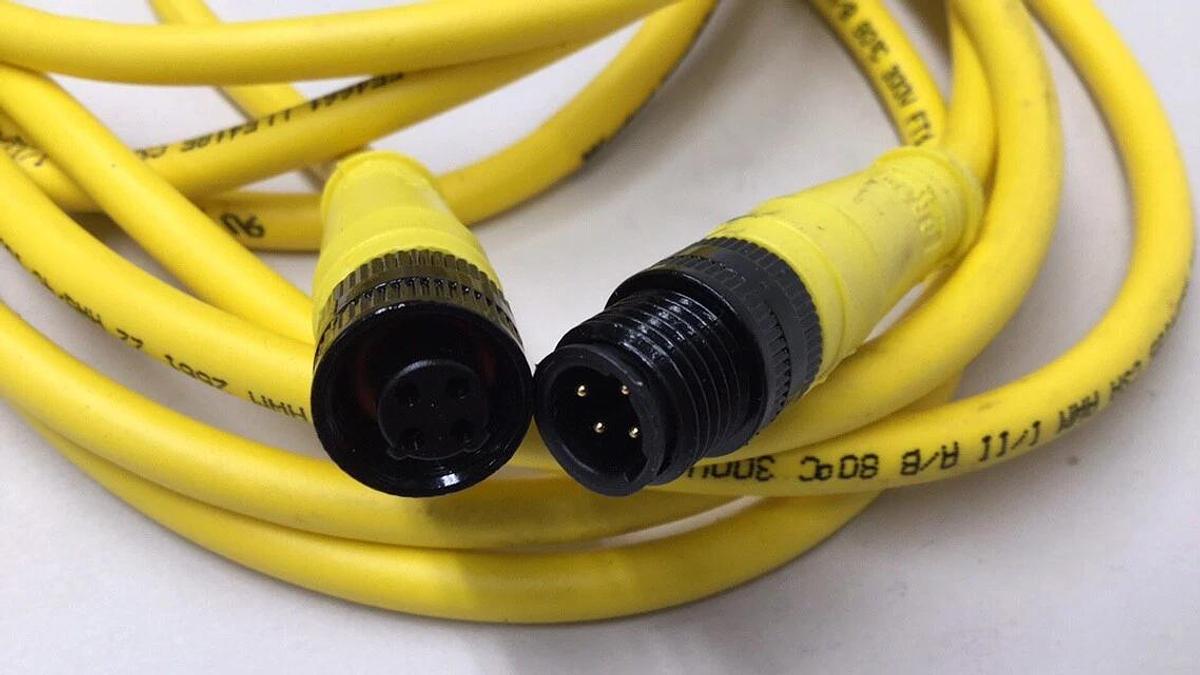 Brad Harrison 774030D02F120 Micro Change Cable 4P Male Straight 70502-004 12' Ft for sale online